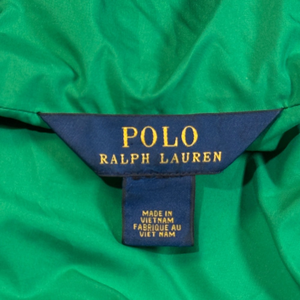 Polo Ralph Lauren Down Puffer Hooded Jacket Youth XL 18-20 Navy Blue Quilted - Picture 4 of 13